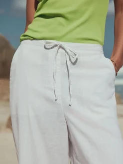 Wit - Linen Blend Pull On Shorts*Next Best