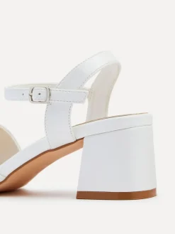 - Wide Fit Vivian Heeled Sandals h Crossover Front Strap*Linzi