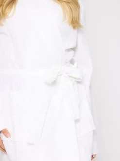 Wit - 100% katoenen gewafelde kamerjas*Loungeable Hot