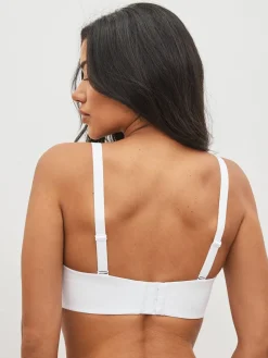 - Minimaliserende strapless bandeaubeha zonder vulling in cupmaat DD+*Next Online