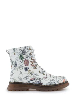 - Lace Up Floral Boots*Pavers Outlet