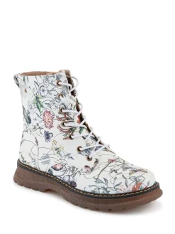 - Lace Up Floral Boots*Pavers Outlet