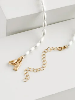 Wit - Pearl Effect Short Necklace*Next