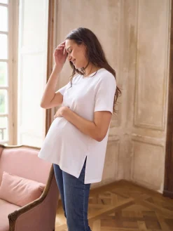 - Maternity Short Sleeve Cotton Modal T-Shirt*Seraphine Outlet