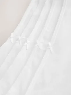 Wit - Set van 5 slips met hoog katoengehalte*Next Outlet