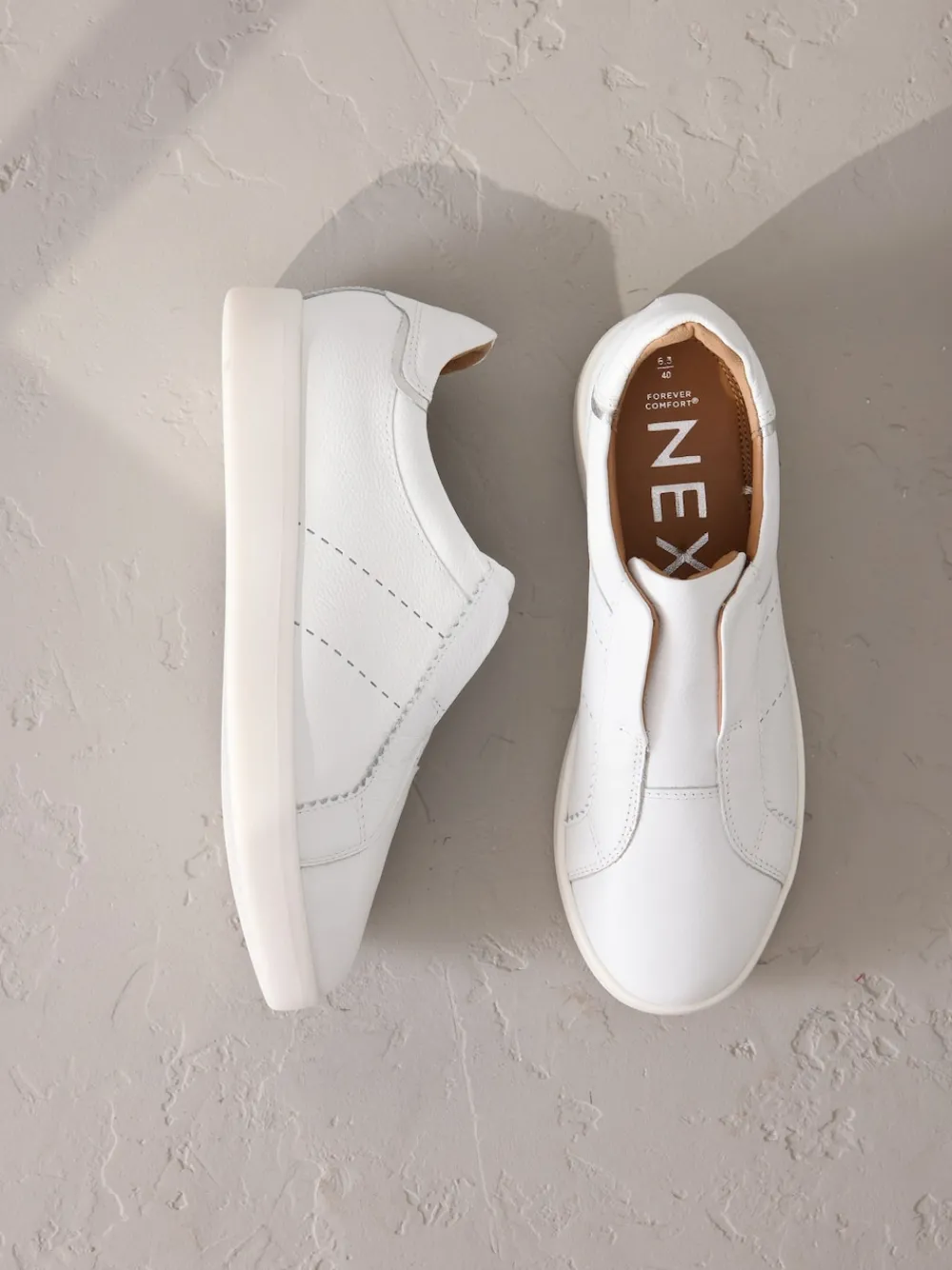 - Signature Premium Leather Laceless Slip-On Trainers*Next Best