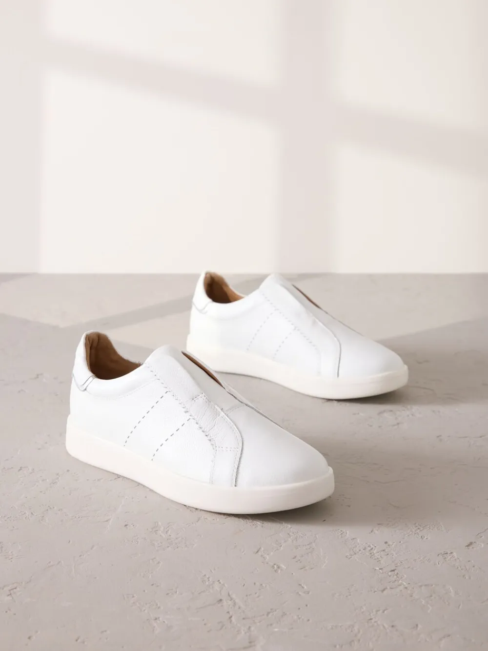 - Signature Premium Leather Laceless Slip-On Trainers*Next Best