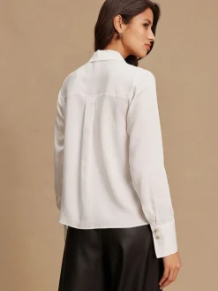 - Soft Revere Collar Long Sleeve Shirt*Next
