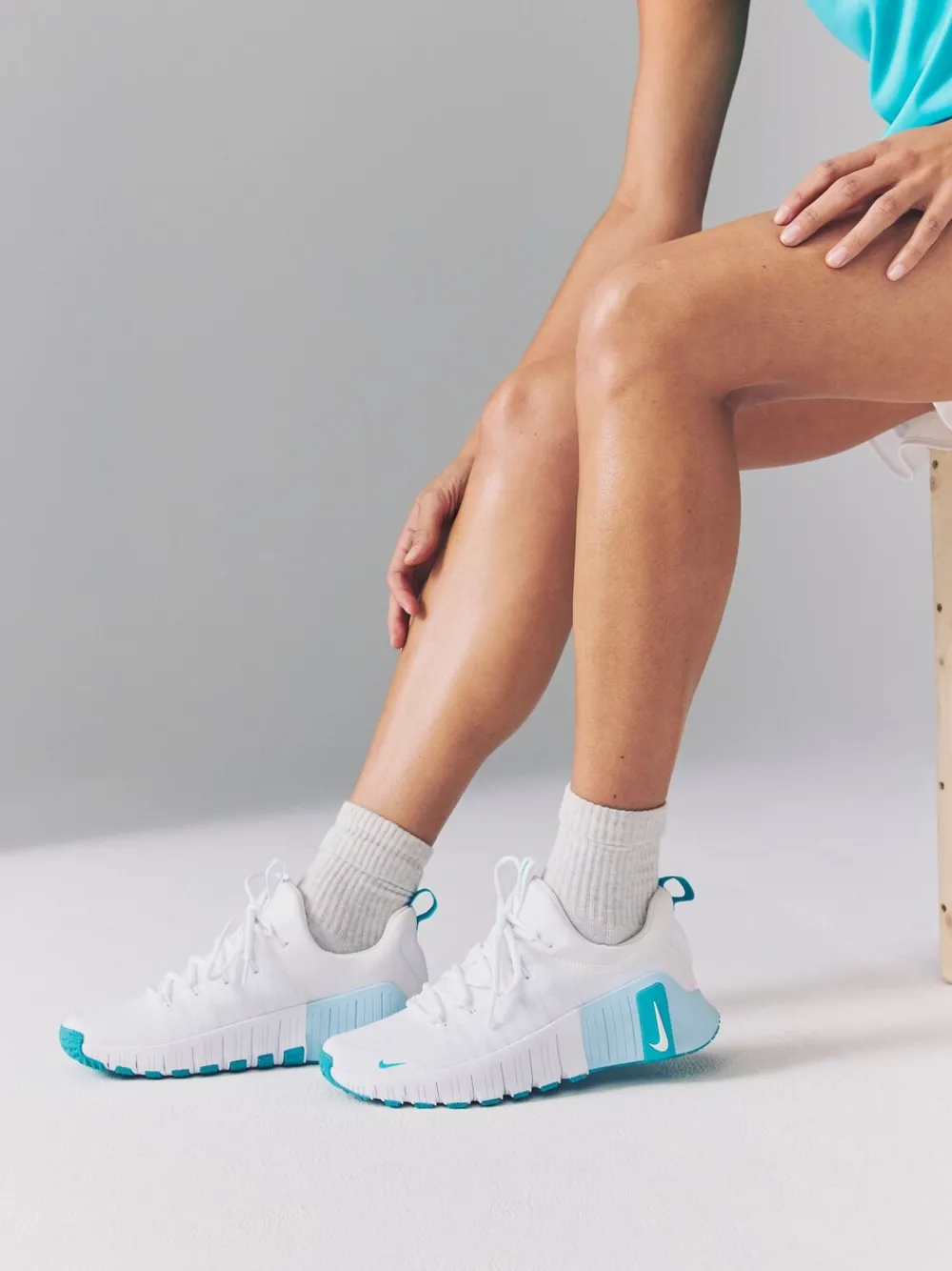 Wit blauwgroen - Free Metcon 6 trainingsschoenen*Nike New