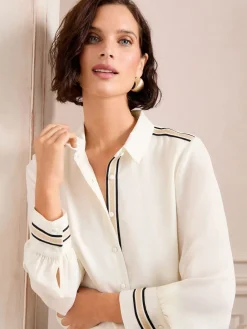 - overhemd met knopen en lange mouwen*Love & Roses Outlet