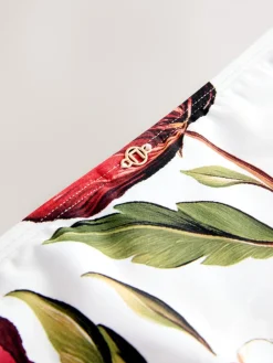 Wit en Rood Bloemen - Hardware Bikini Bottoms*Next Best