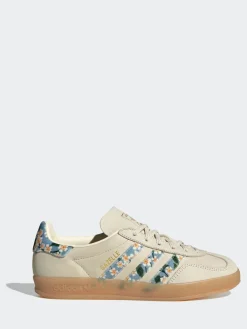 Wit/goud - - Gazelle sneakers voor binnen*adidas originals Sale