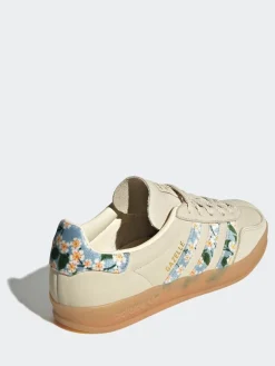 Wit/goud - - Gazelle sneakers voor binnen*adidas originals Sale