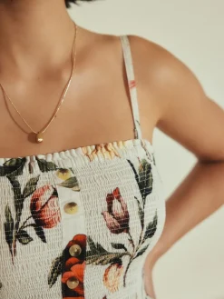 - Bandeau Jumpsuit with Linen*Next Clearance