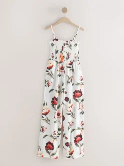 - Bandeau Jumpsuit with Linen*Next Clearance