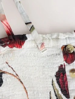 - Bandeau Jumpsuit with Linen*Next Clearance