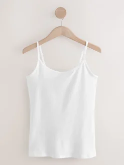 Wit/zwart - 5 Hemdjes met dunne bandjes*Next Clearance