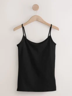 Wit/zwart - 5 Hemdjes met dunne bandjes*Next Clearance