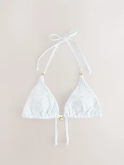 Wit/zwart - Gesmokte bikinitops met triangeldecolleté 2 stuks*Next New