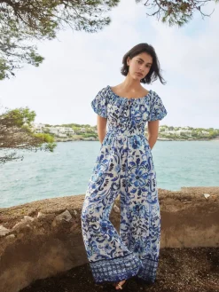 - Jumpsuit met blote schouder*Next Discount