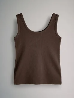 - van 5 geribbelde ronde hals hemdjes*The Set Outlet