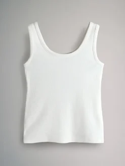 - van 5 geribbelde ronde hals hemdjes*The Set Outlet