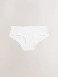 Wit/zwart/grijs - Katoenen kanten slipjes 4 stuks*Next Outlet