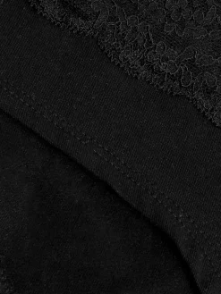 Wit/zwart/grijs - Katoenen kanten slipjes 4 stuks*Next Outlet