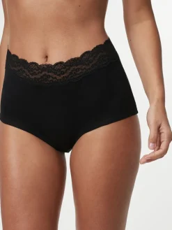 Wit/zwart/grijs - Katoenen kanten slipjes 4 stuks*Next Best