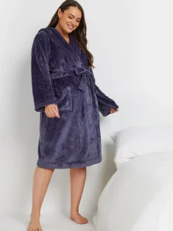 badjas met capuchon*Yours Curve Hot