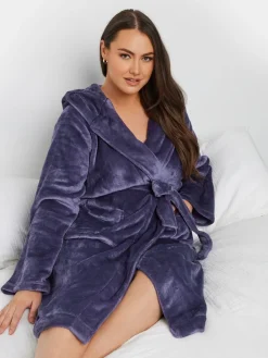 badjas met capuchon*Yours Curve Hot