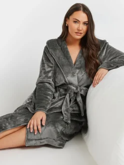 badjas met capuchon*Yours Curve New