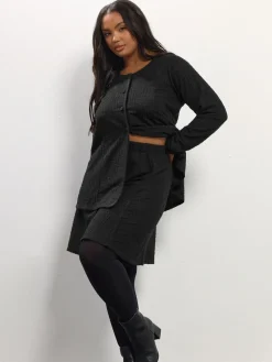 Bouclé mini Rok*Yours Curve Sale