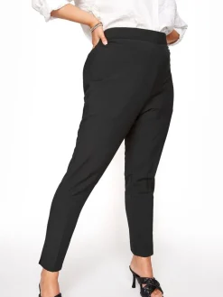 elastische stretchbroek met toelopende pijpen*Yours Curve Hot
