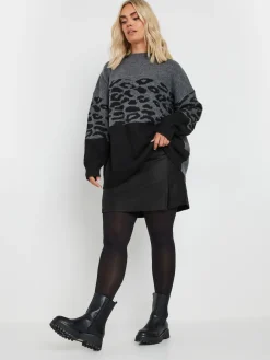 gecoate minirok met split*Yours Curve Sale