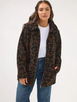 Heavy Borg Zip Thru Fleece*Yours Curve Sale