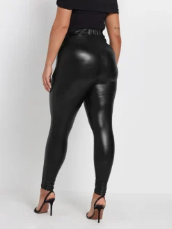 legging met coating en stretch*Yours Curve Best