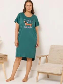 Long Day Dipped Back Nightdress*Yours Curve Best