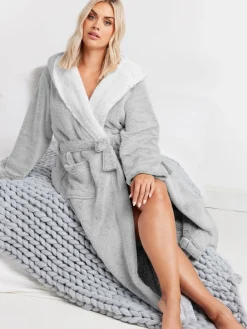 Maxi badjas Met capuchon*Yours Curve New