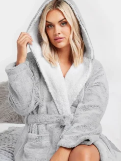 Maxi badjas Met capuchon*Yours Curve New