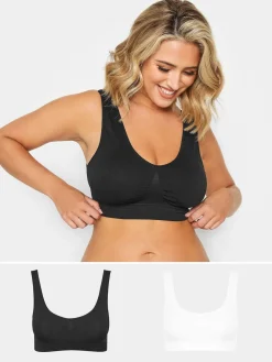 Padded Seamfree Bra 2 Pack*Yours Curve Outlet