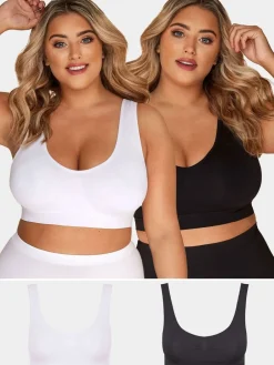 Seamless Unpadded Bra 2 Pack*Yours Curve