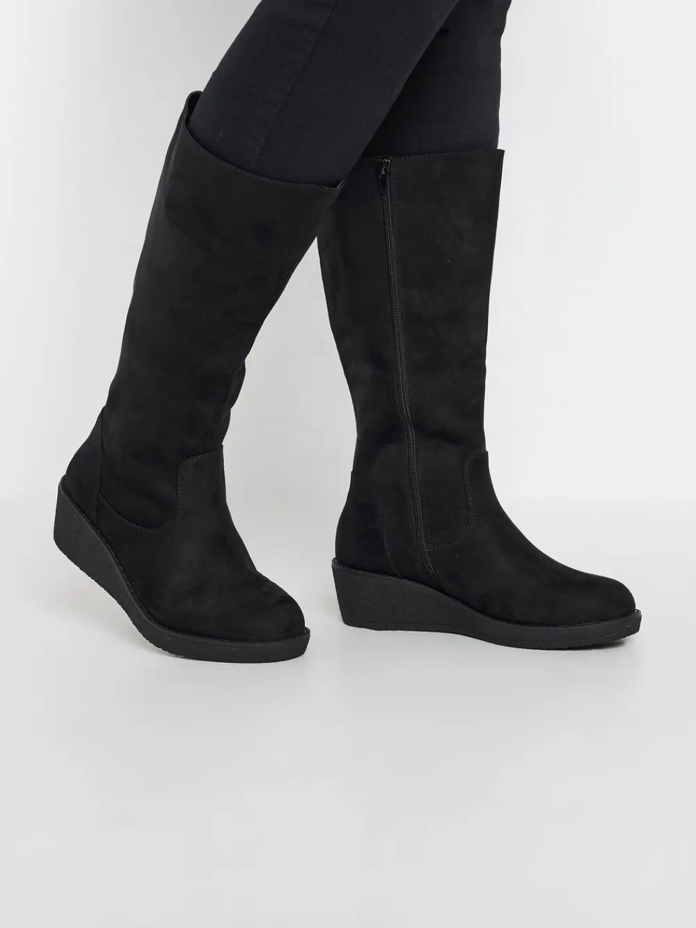 slappe knielaarzen met extra wijde pasvorm*Yours Curve Outlet