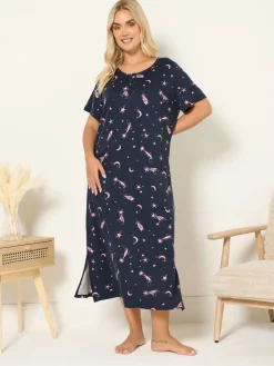 Soft Touch Midaxi Nightdress*Yours Curve Outlet