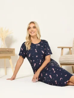 Soft Touch Midaxi Nightdress*Yours Curve Outlet