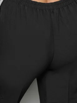 stretchbroek met elastische taille en rechte pijpen*Yours Curve Discount