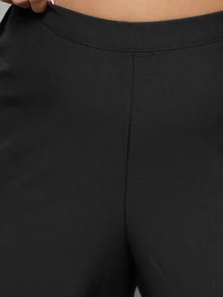 stretchbroek met elastische taille en rechte pijpen*Yours Curve Discount