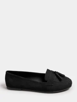 Wide Fit Micro Tassle Loafers*Yours Curve Outlet