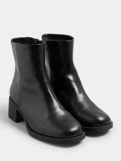 Wide Fit Square Ankle Boots*Yours Curve Best