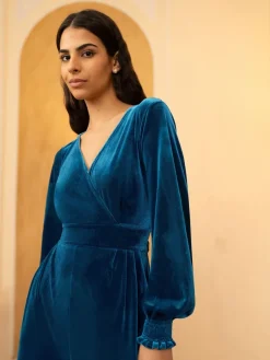 - Fluwelen jumpsuit met lange mouwen*Yumi New